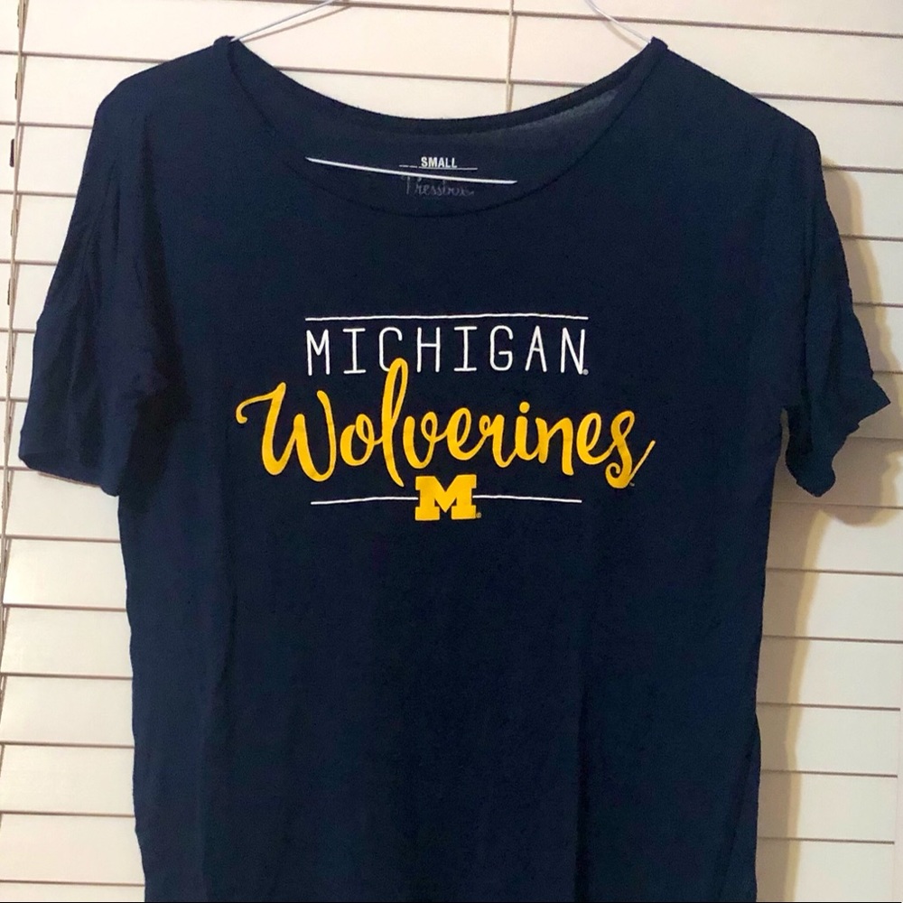 Michigan Wolverines hi-lo t-shirt
